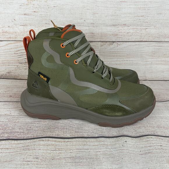 Teva Geotrecca RP Mens Sz 8 Hiking Boots Olive Green Waterproof main image 7